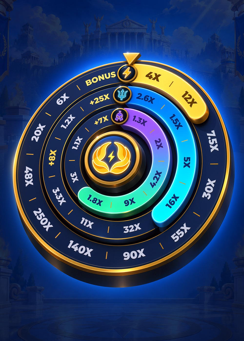 Olympus Spin — instant game art by ZinZin Studios