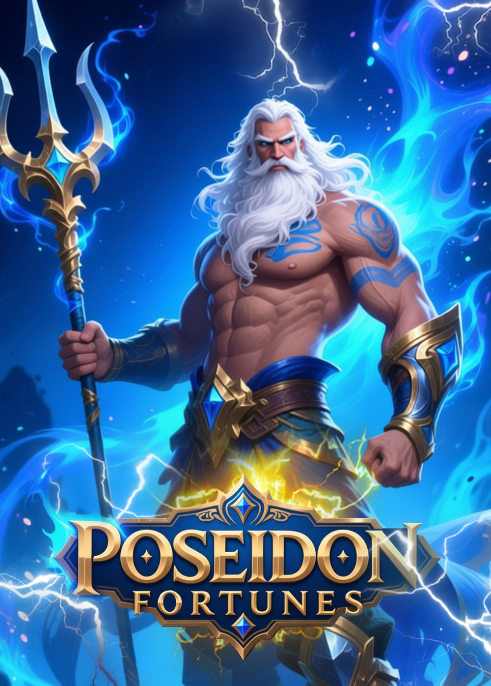Poseidon Fortunes — slot game art by ZinZin Studios